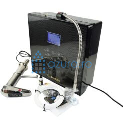 pachet promo ionizator de apa crewelter 2 filtre 9 placi din titan cu platina cu montare sub chiuveta + filtru zada + aparat curatare