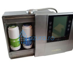 pachet promo ionizator de apa mediqua ak 2000 9 placi din titan cu platina 2 filtre cu montare pe chiuveta + filtru zada + aparat curatare