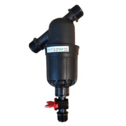 tamiz filtro de agua de riego, 130 micras, 1 tol, purga manual mini