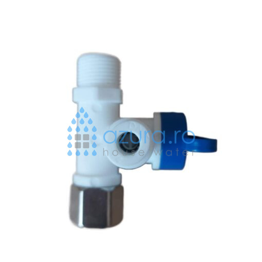 conector cu robinet plastic 3 8 1 4 3 8 toli