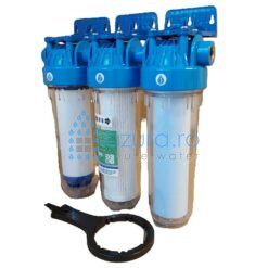 filtru argoazura trio clear 10 azura filters 1 2 toli – filtreaza endotoxine, bacterii, protozoare, virusuri, rugina, mal, clor, metale grele
