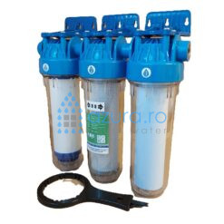 filtru carboazura ag trio clear 10 azura filters 1 2 toli, 20 microni – filtreaza, rugina, mal, clor, metale grele